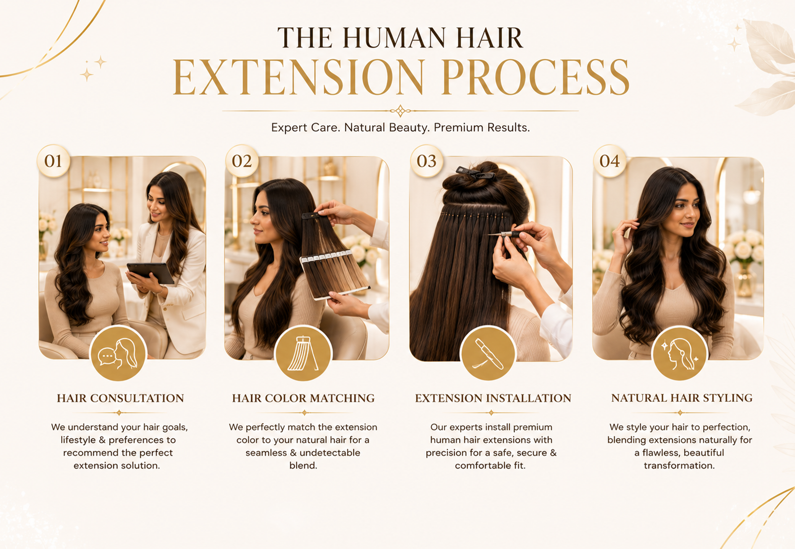 Human hair extensions near me